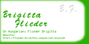 brigitta flieder business card